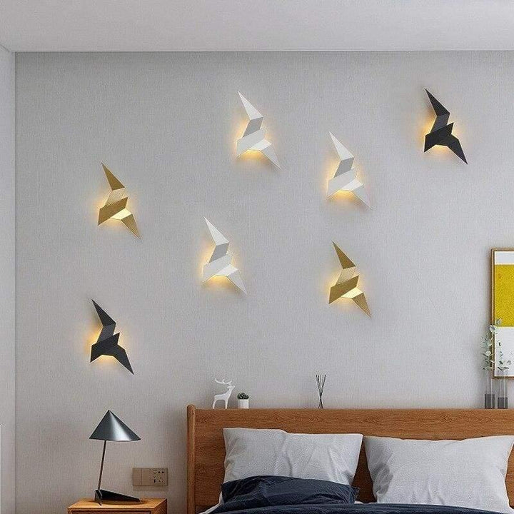 Applique Murale Oiseau | Kale - Designix Applique Murale Or