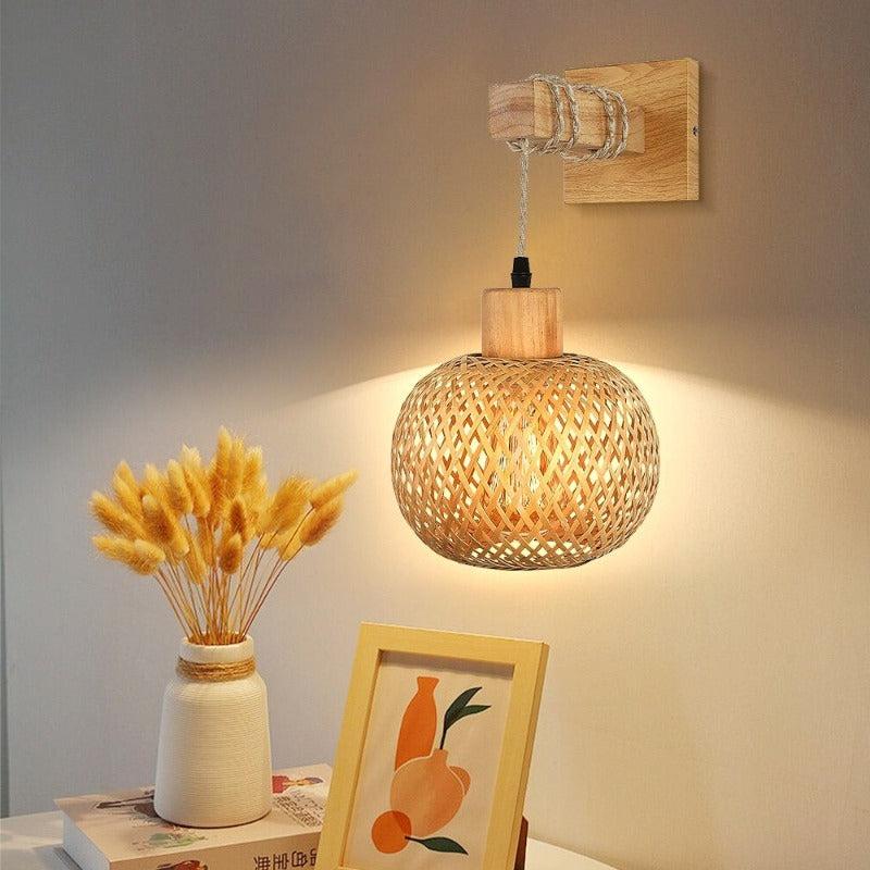 Applique Murale Osier | Liro - Designix Applique Murale Bambou