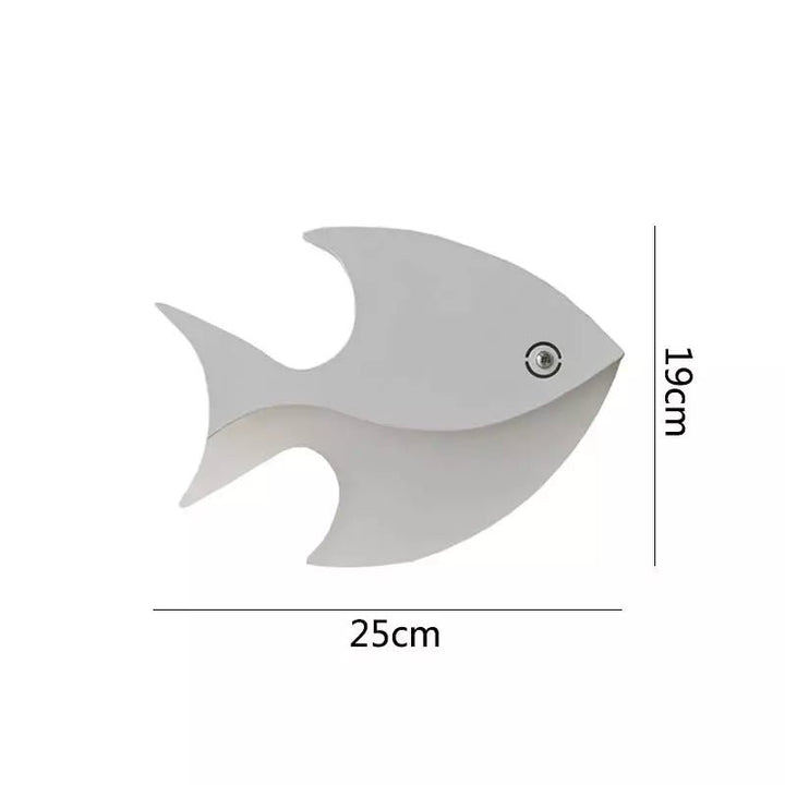 Applique Murale Poisson | Lumière Marine - Designix Applique Murale Blanc Chaud