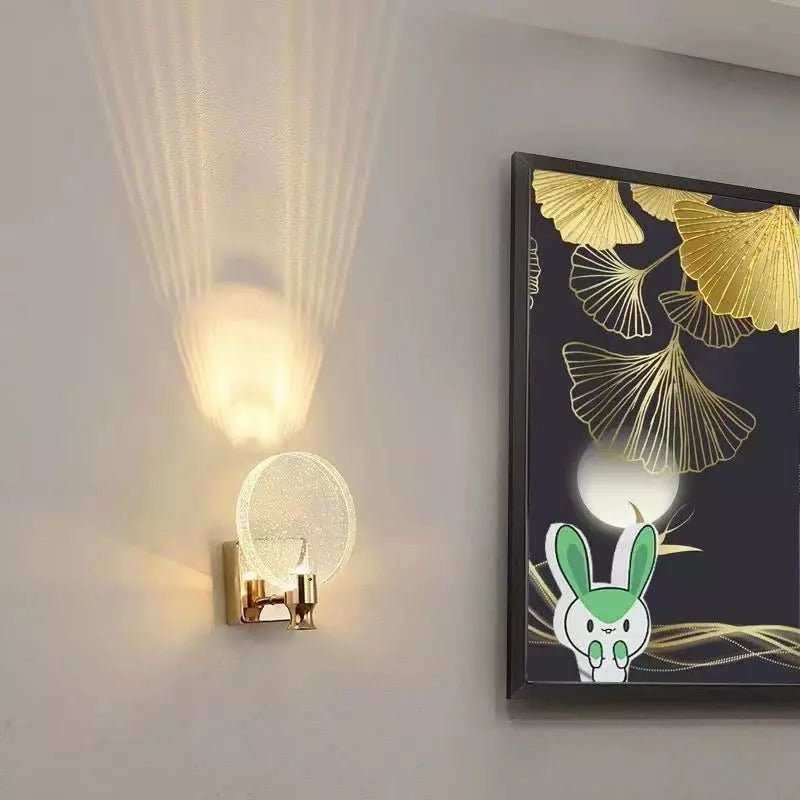 Applique Murale pour Tableau | Ciel Étoilé - Designix Applique Murale Diamètre 13cm Blanc Chaud