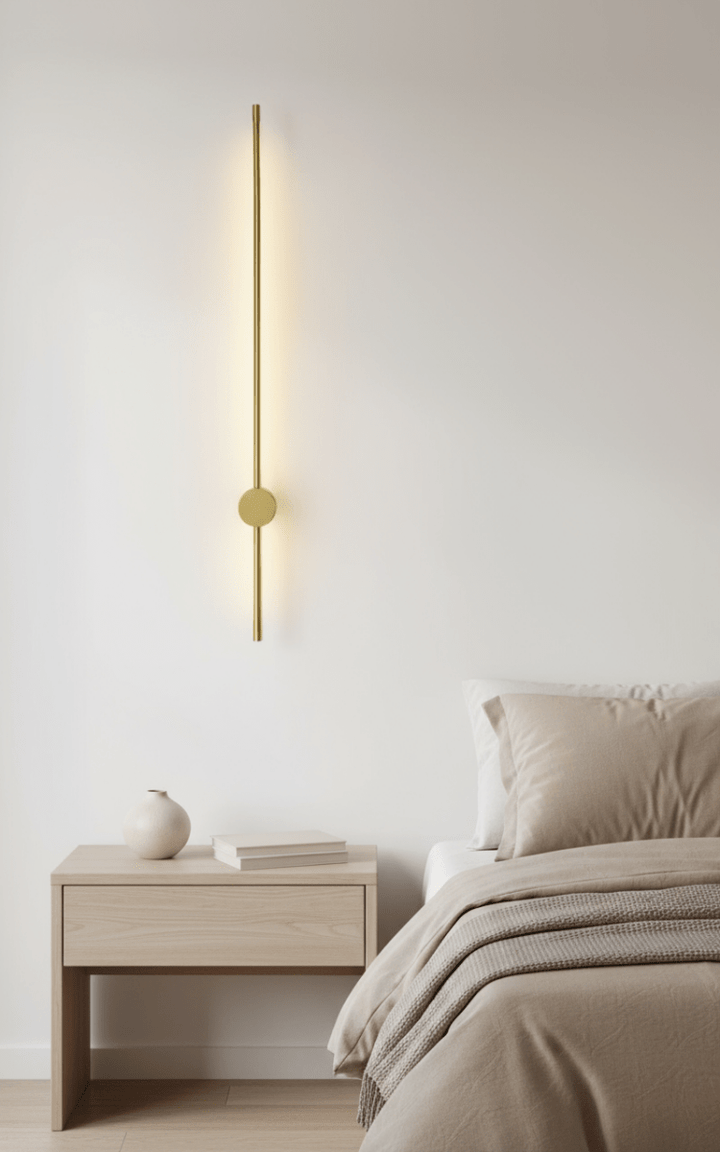 Applique Murale Salon Moderne | Gravity - Designix Applique Murale Noir | Hauteur 60cm Blanc Chaud