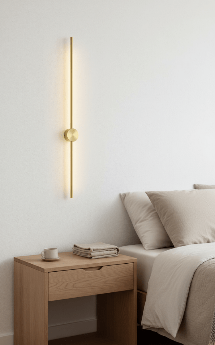 Applique Murale Salon Moderne | Gravity - Designix Applique Murale Noir | Hauteur 60cm Blanc Chaud