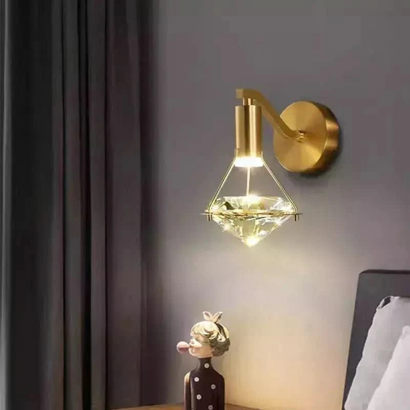 Applique Murale Tête de Lit Diamant | Reflet Précieux