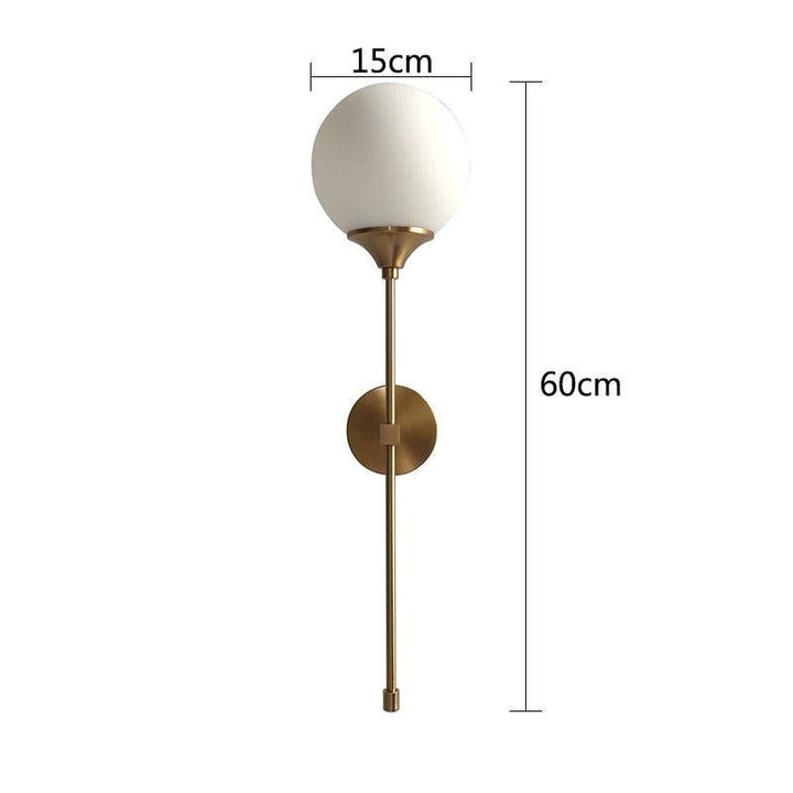 Applique Murale Verre Fumé | Éclat Mystique - Designix Applique Murale Gris Foncé Blanc Froid (6000K)