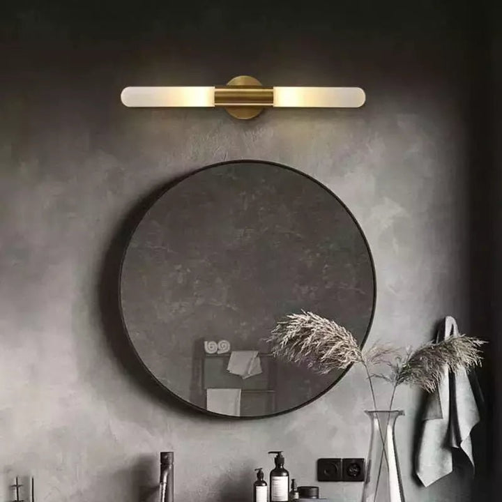 Applique Murale Verticale Design | Éclat Zen - Designix Applique Murale Bronze Blanc Chaud