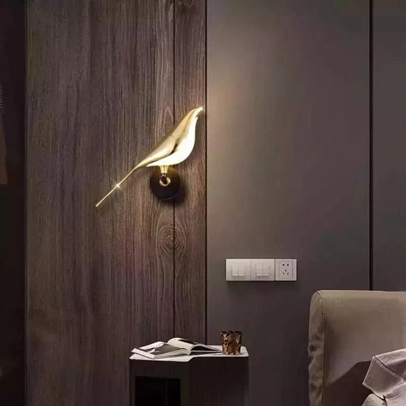 Applique Oiseau Pie | Luminosité Nature