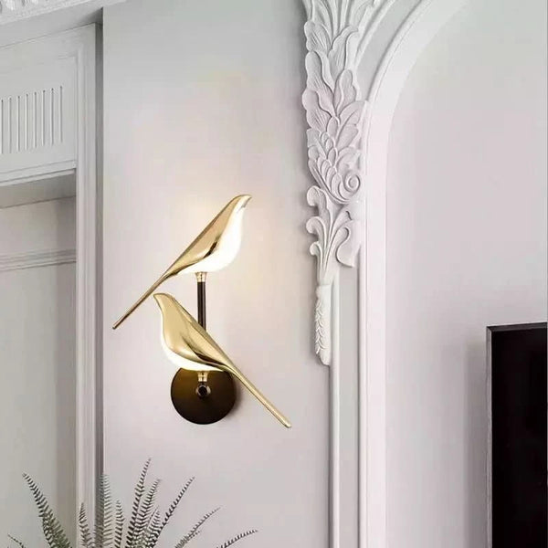 Applique Oiseau Pie | Luminosité Nature