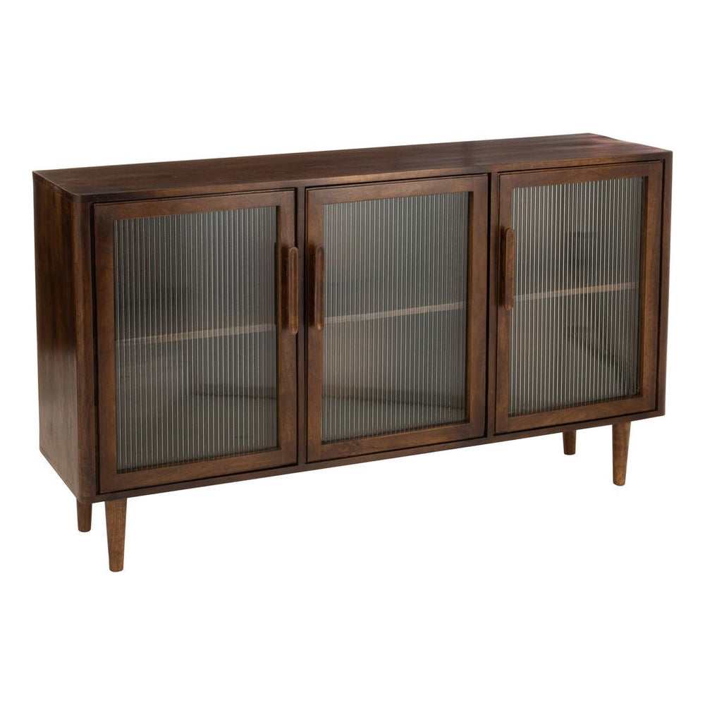 Armoire 3 Portes Bois Naturel | Jova - Designix Armoire