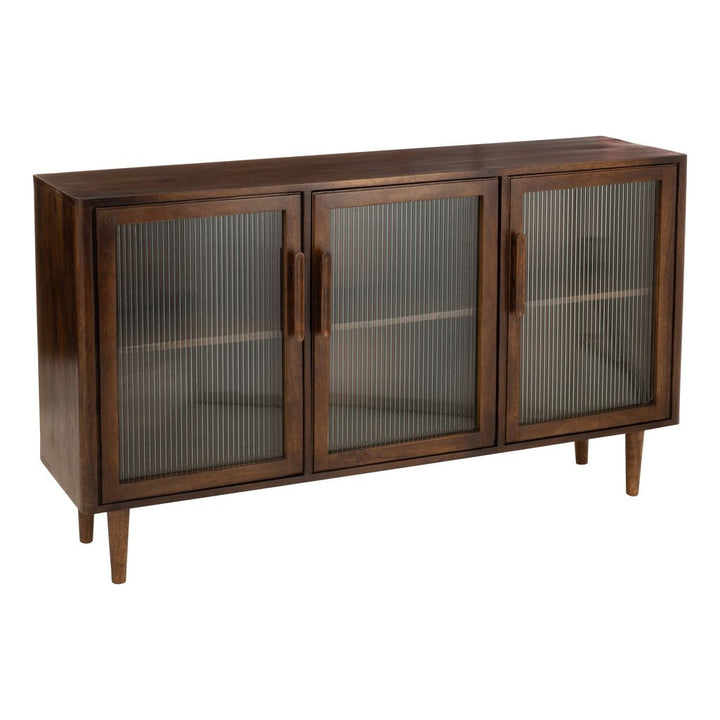 Armoire 3 Portes Bois Naturel | Jova - Designix Armoire