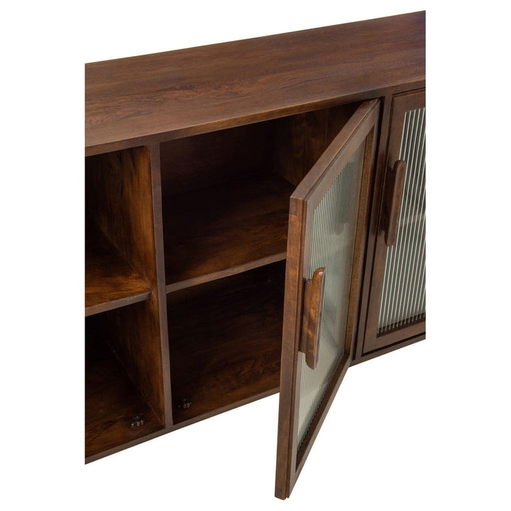 Armoire 3 Portes Bois Naturel | Jova - Designix Armoire