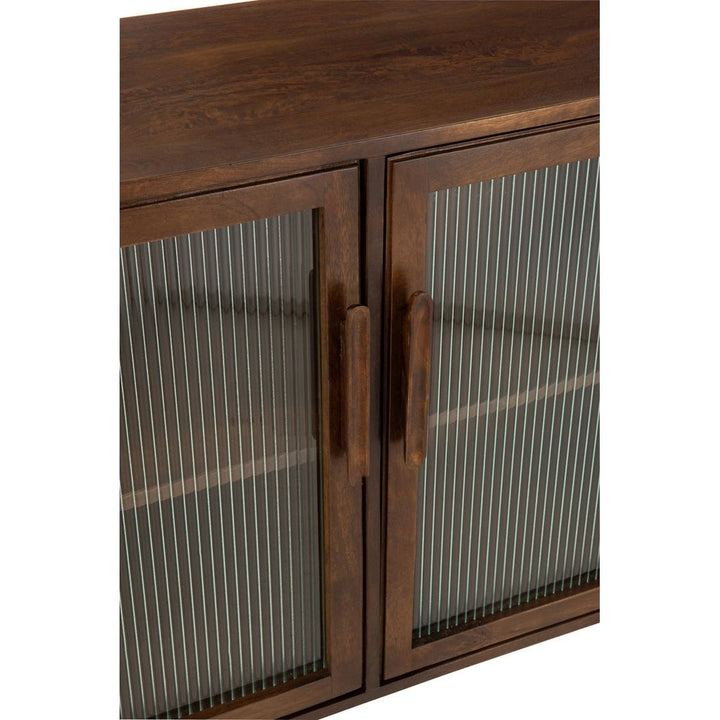 Armoire 3 Portes Bois Naturel | Jova - Designix Armoire