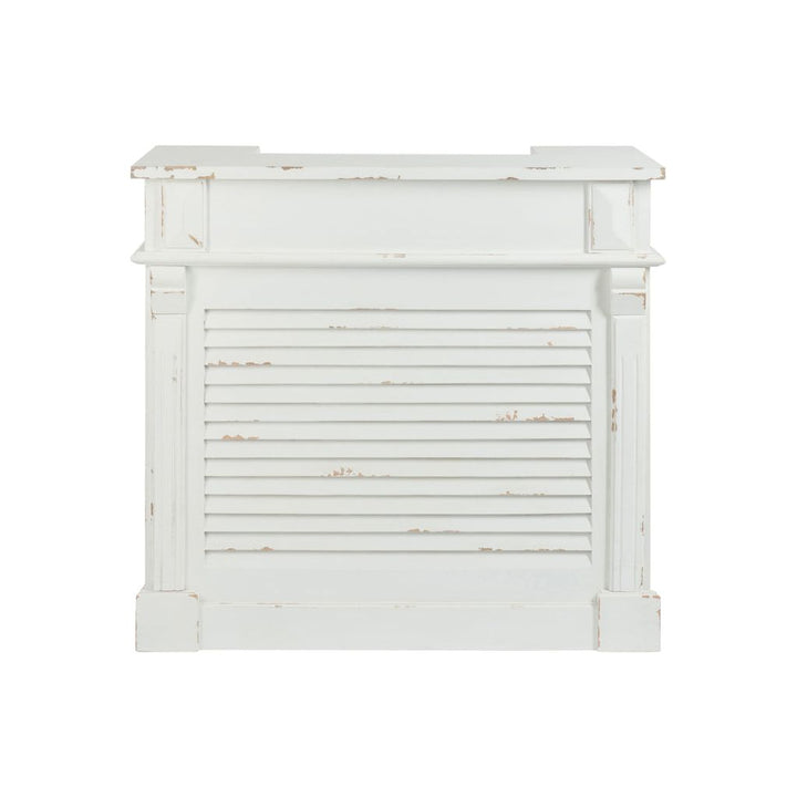 Armoire Bar Bois Blanc Rectangulaire | Feni - Designix Armoire