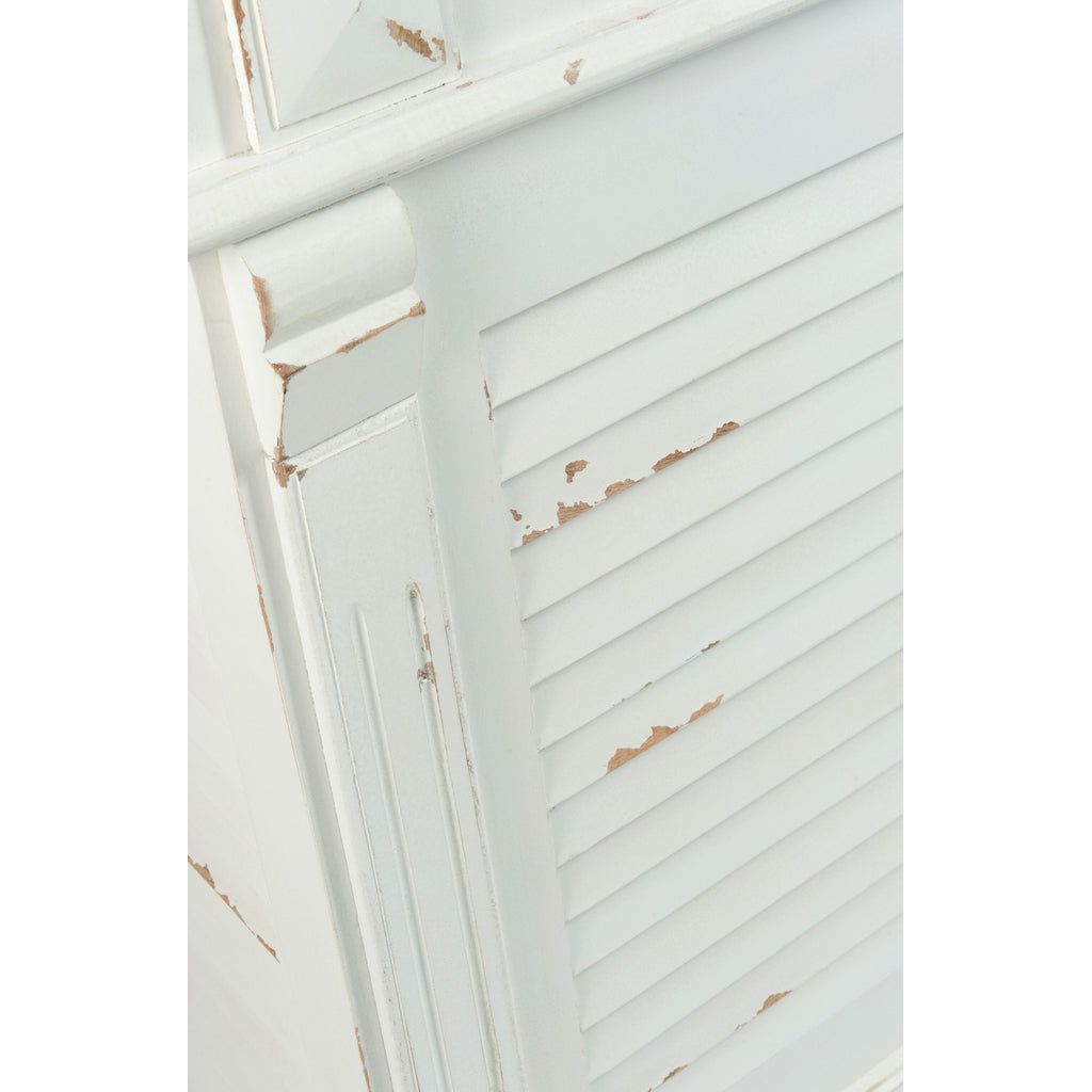 Armoire Bar Bois Blanc Rectangulaire | Feni - Designix Armoire