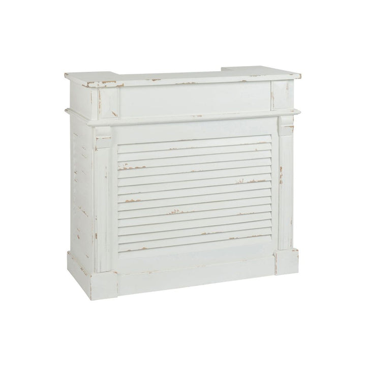 Armoire Bar Bois Blanc Rectangulaire | Feni - Designix Armoire