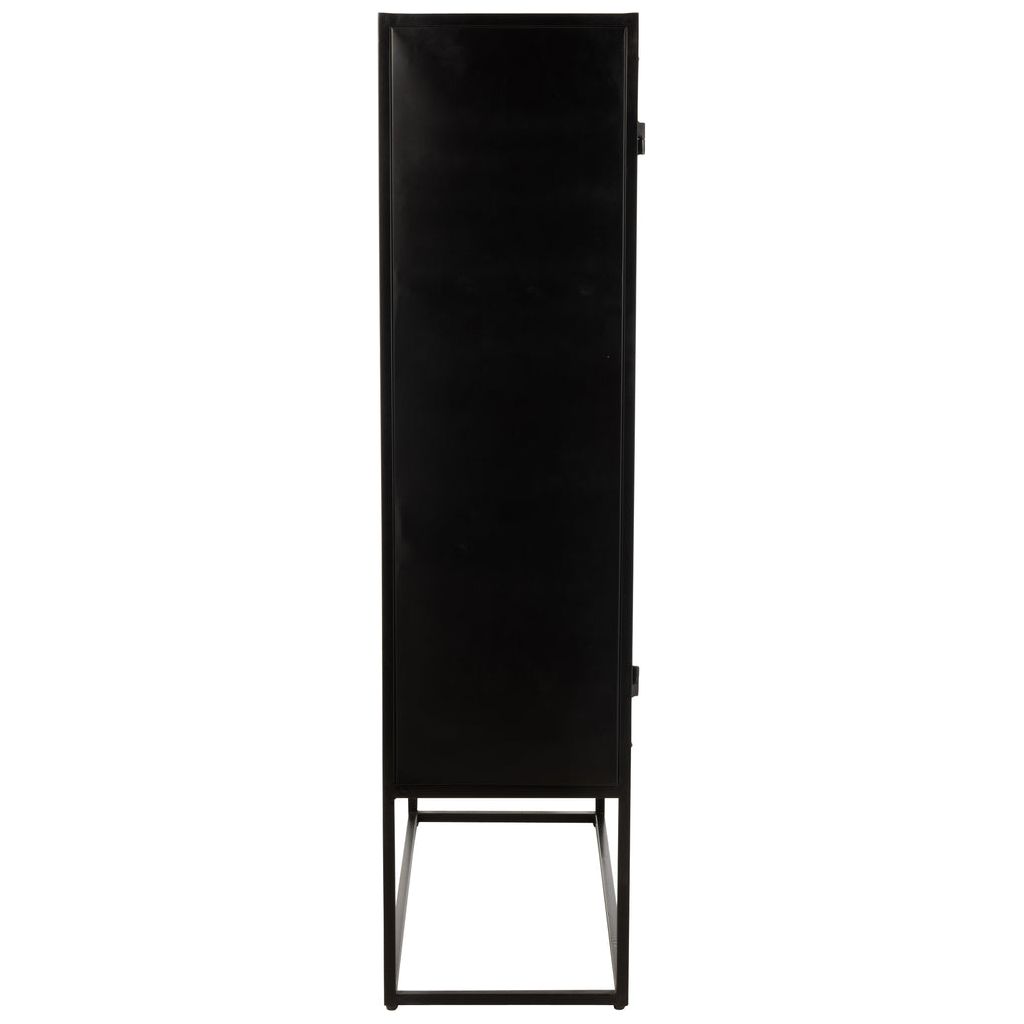 Armoire Bar Fer Bois Mangue | Anil - Designix Armoire