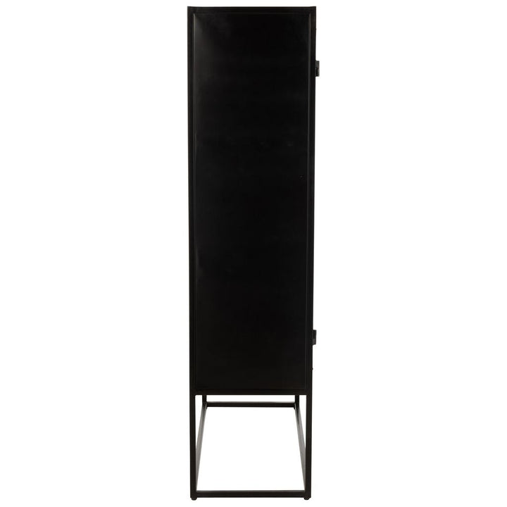 Armoire Bar Fer Bois Mangue | Anil - Designix Armoire