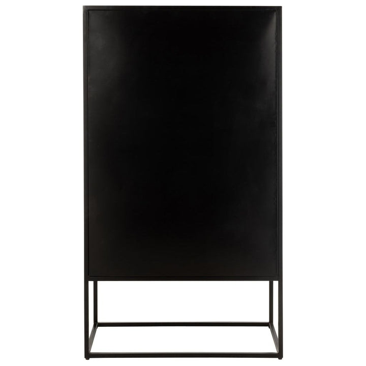 Armoire Bar Fer Bois Mangue | Anil - Designix Armoire