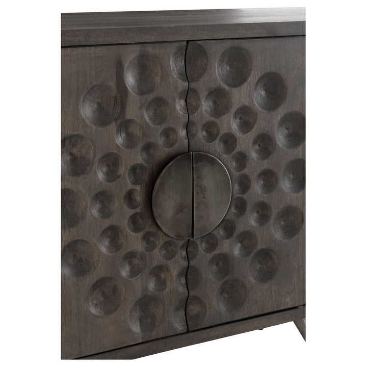 Armoire Basse Mangue Marron Tiroirs | Xeni - Designix Armoire