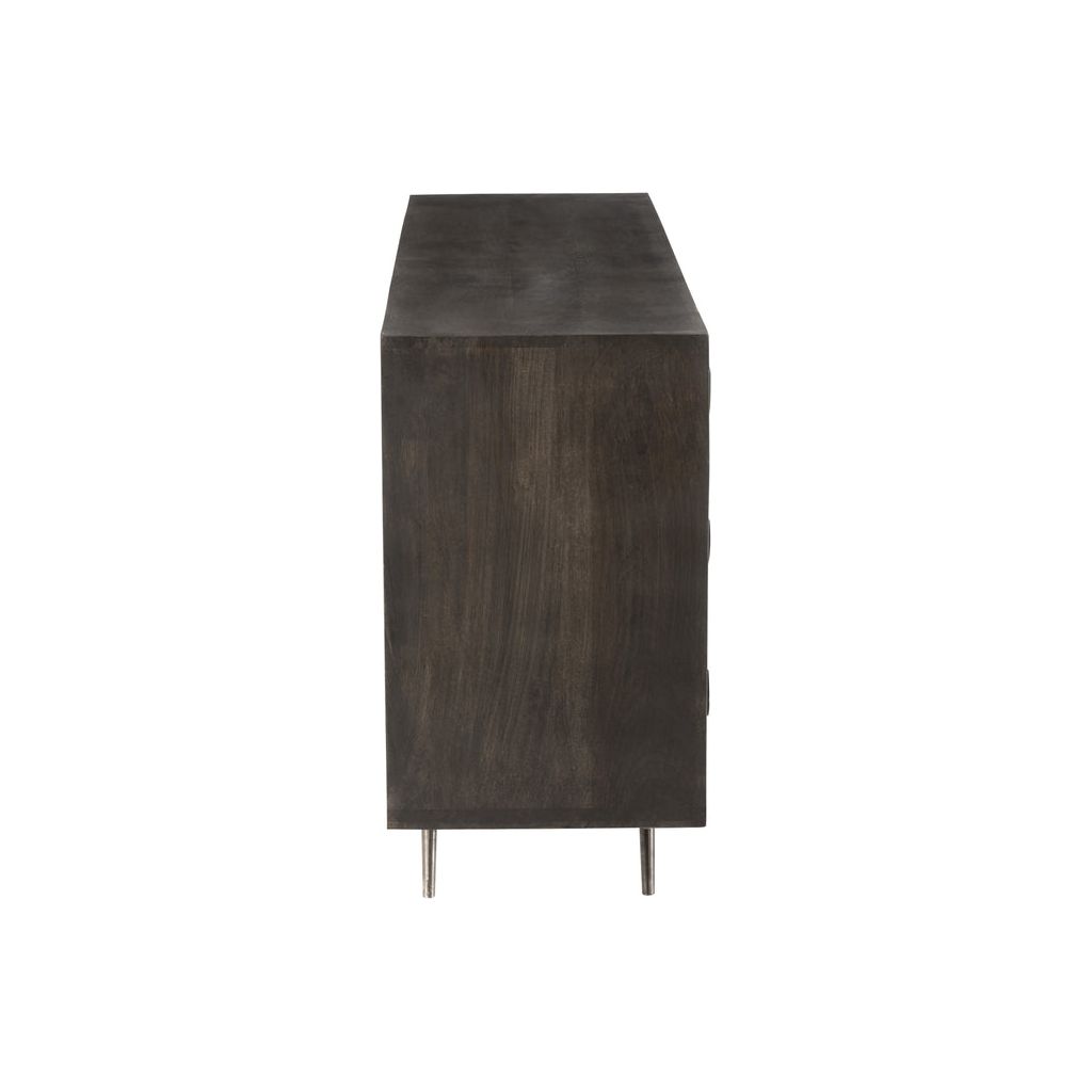 Armoire Basse Mangue Marron Tiroirs | Xeni - Designix Armoire
