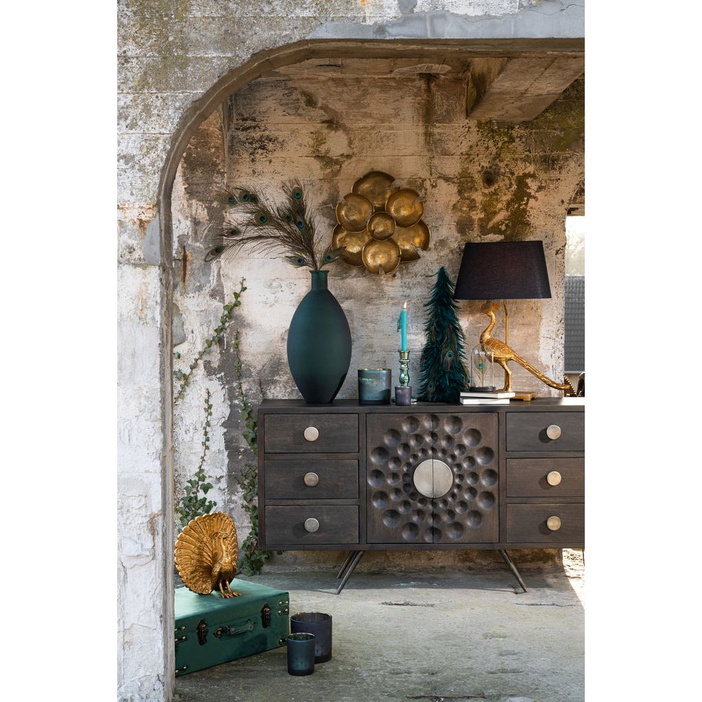 Armoire Basse Mangue Marron Tiroirs | Xeni - Designix Armoire