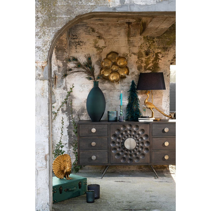 Armoire Basse Mangue Marron Tiroirs | Xeni - Designix Armoire
