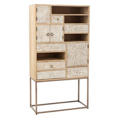 Armoire Beige 10 Tiroirs Bois | Wero