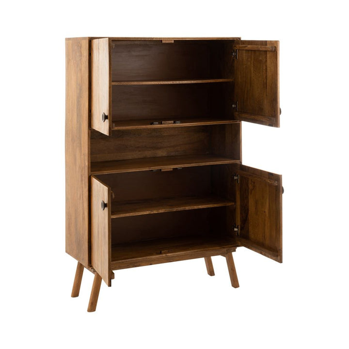 Armoire Bois de Manguier Marron | Ulya - Designix Armoire