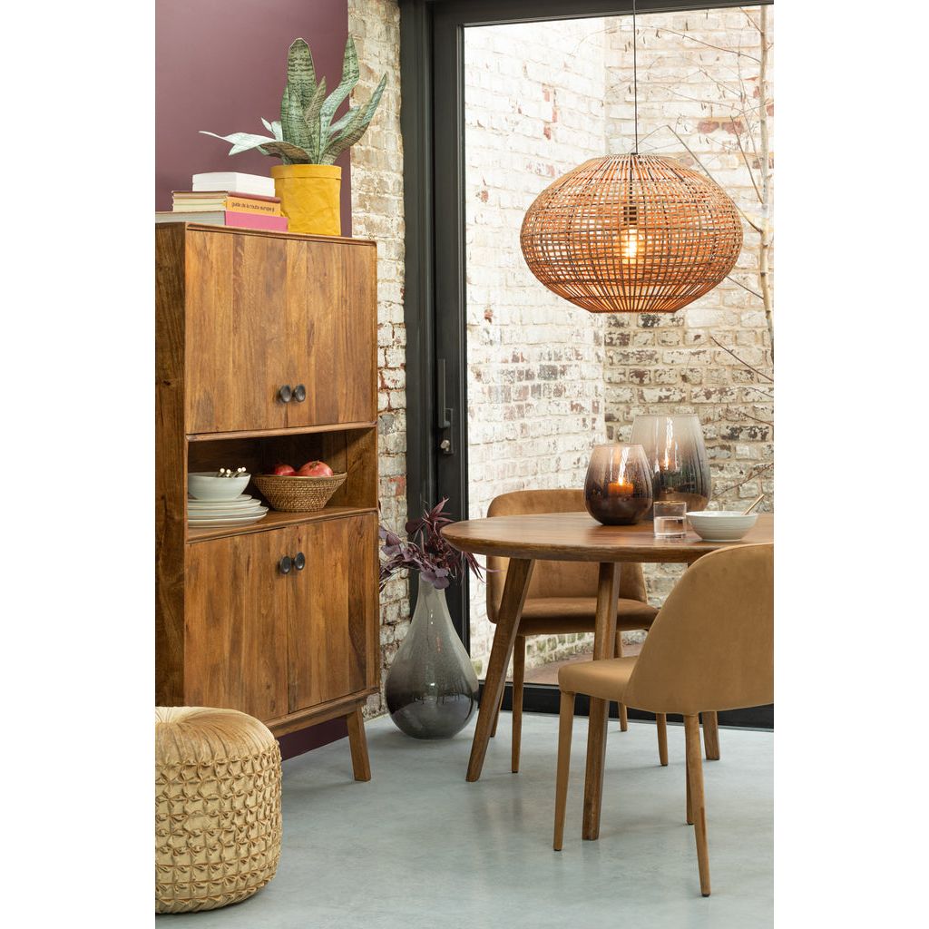 Armoire Bois de Manguier Marron | Ulya - Designix Armoire