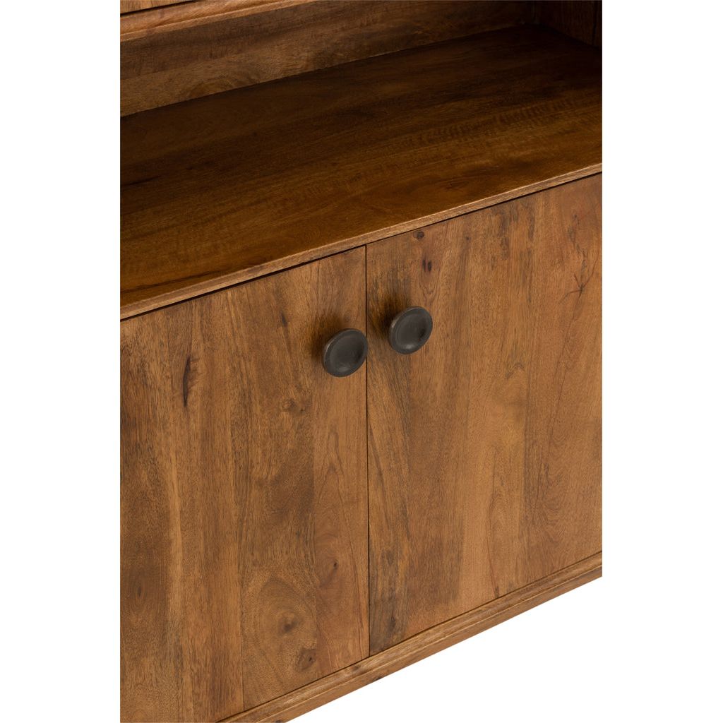 Armoire Bois de Manguier Marron | Ulya - Designix Armoire