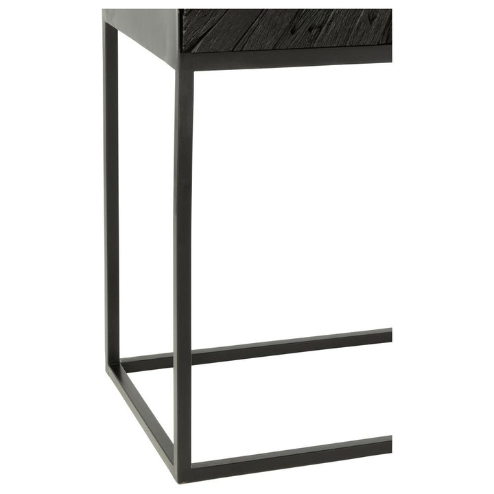 Armoire Bois Fer Noir Moderne | Yano - Designix Armoire