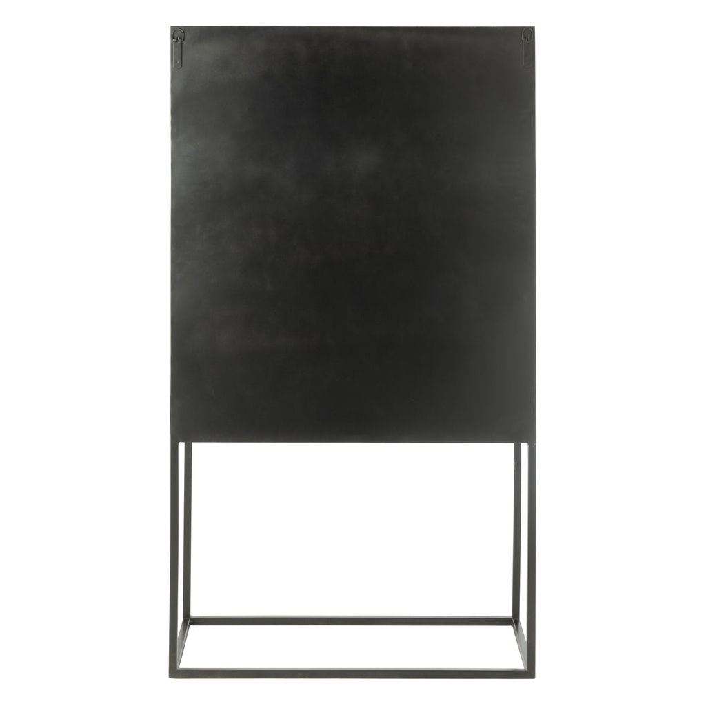 Armoire Bois Fer Noir Moderne | Yano - Designix Armoire