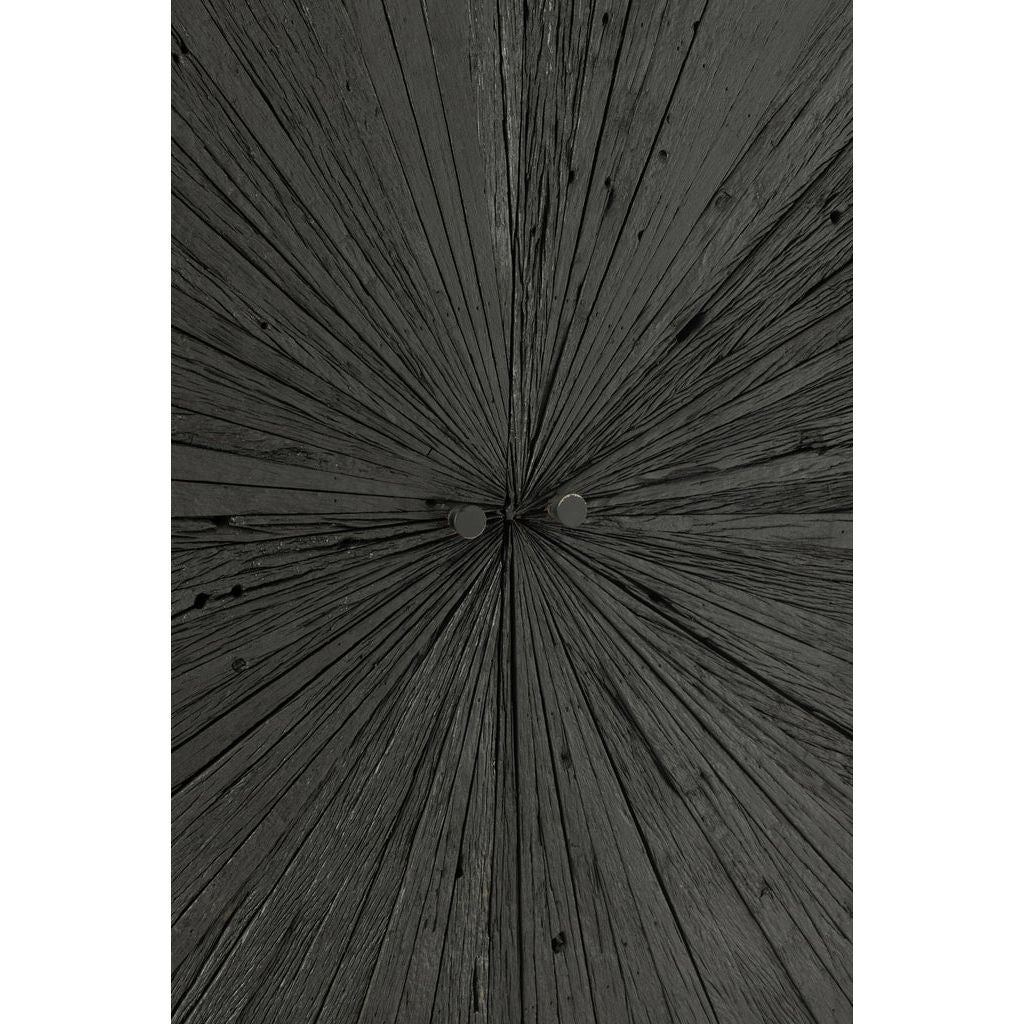 Armoire Bois Fer Noir Moderne | Yano - Designix Armoire