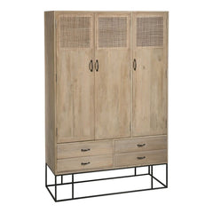 Armoire Bois Mangue Rotin Tressé | Zara