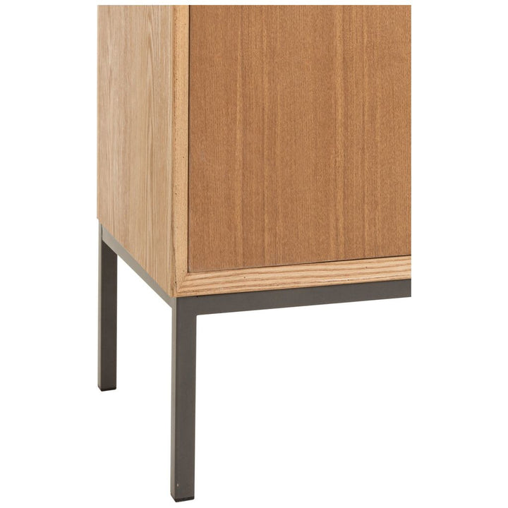 Armoire Bois Métal Naturel | Belo - Designix Armoire