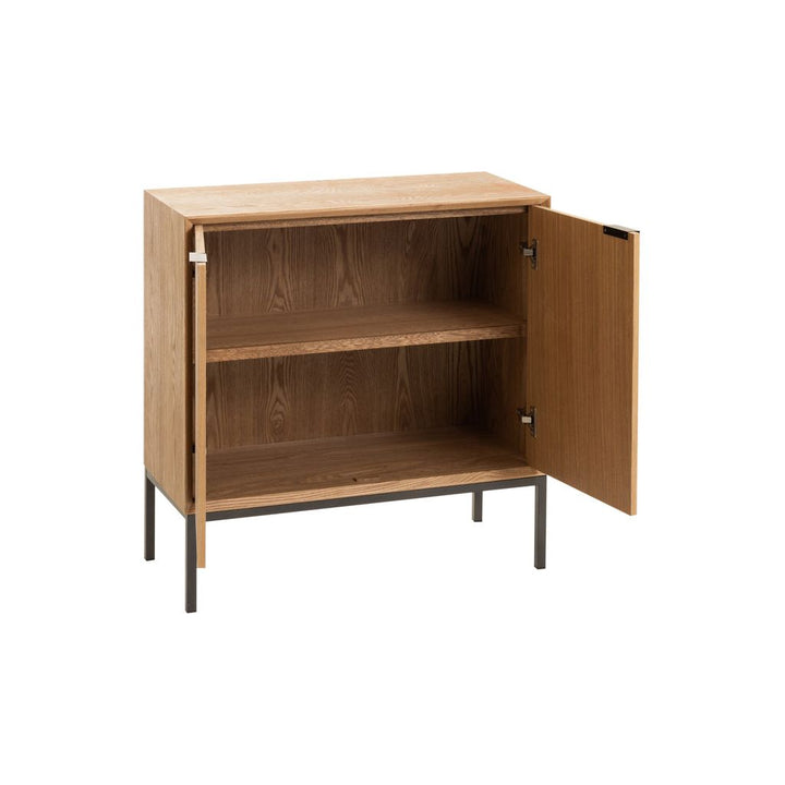Armoire Bois Métal Naturel | Belo - Designix Armoire