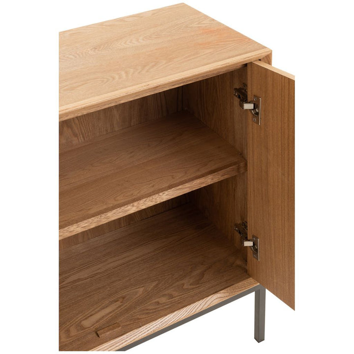 Armoire Bois Métal Naturel | Belo - Designix Armoire