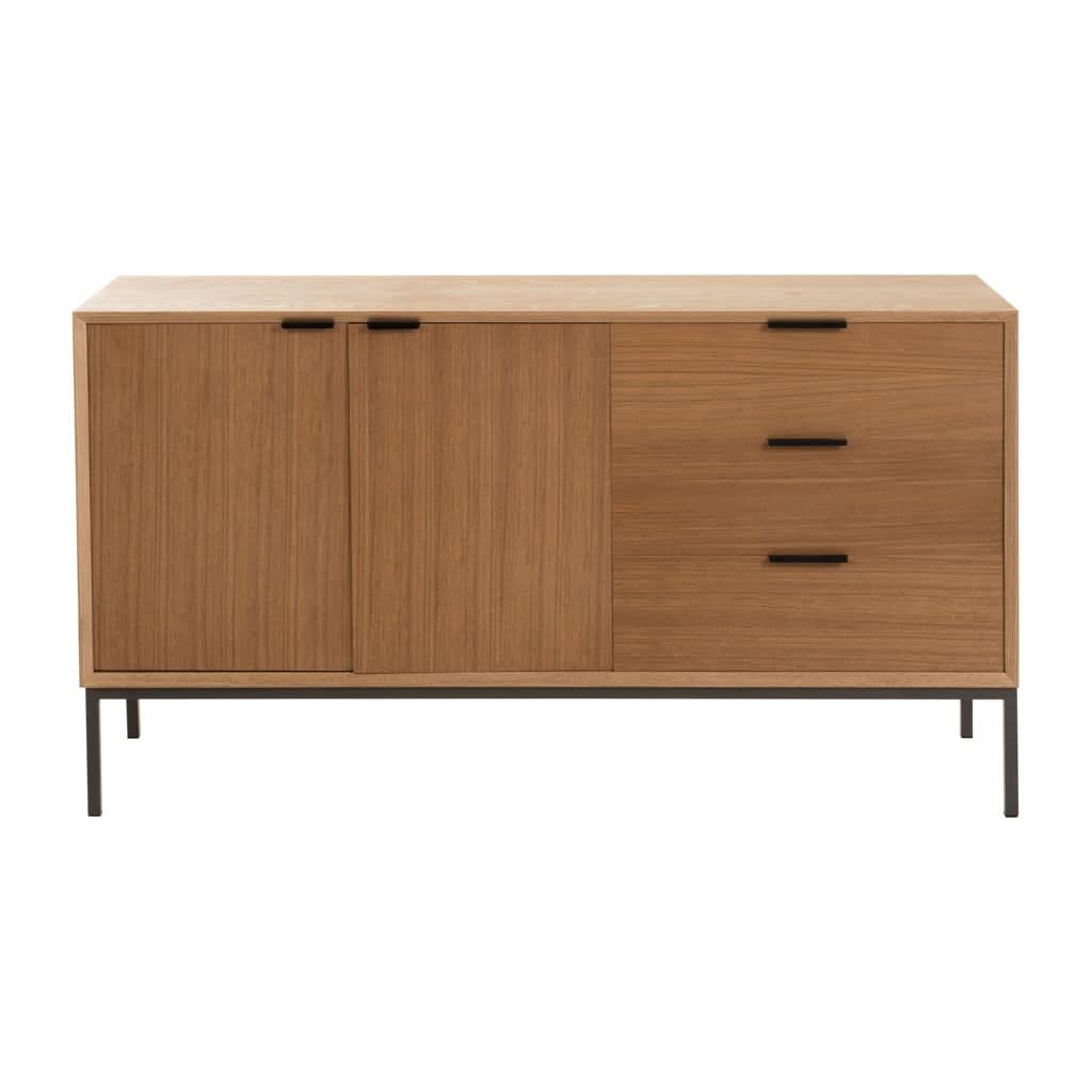Armoire Bois Métal Naturel | Cara - Designix Armoire