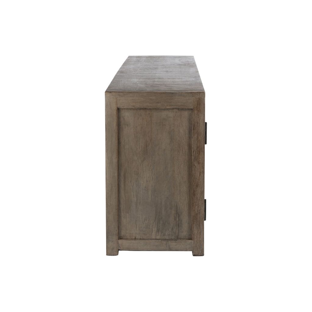 Armoire Cuisine Bois Naturel 3 Portes | Hira - Designix Armoire