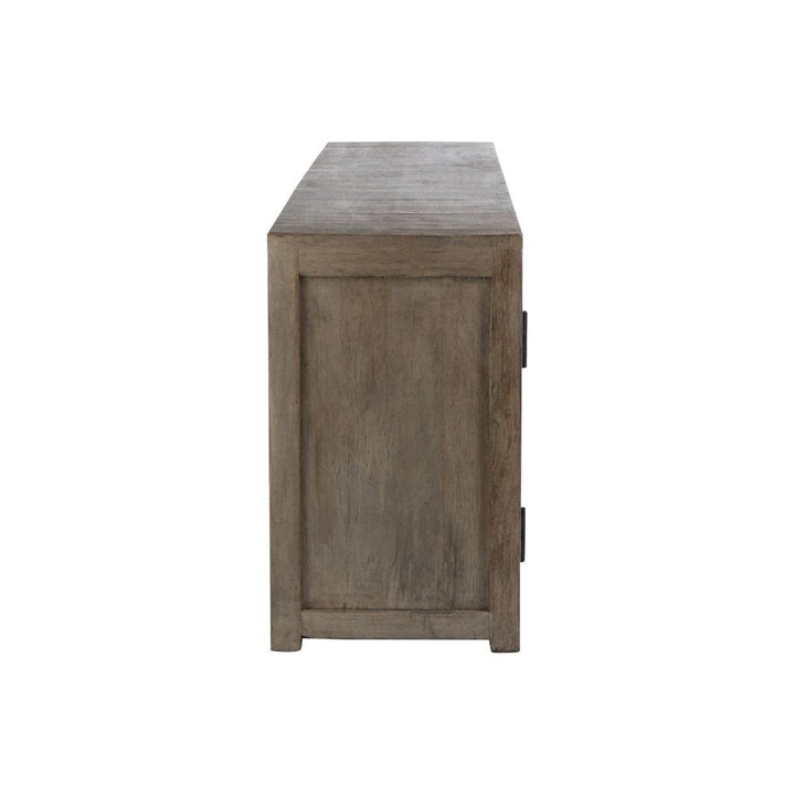 Armoire Cuisine Bois Naturel 3 Portes | Hira - Designix Armoire
