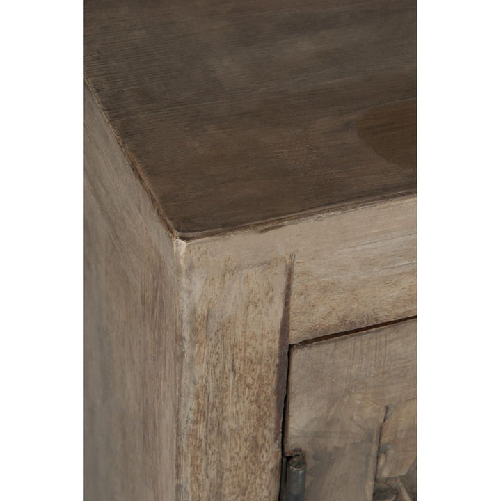 Armoire Cuisine Bois Naturel 3 Portes | Hira - Designix Armoire