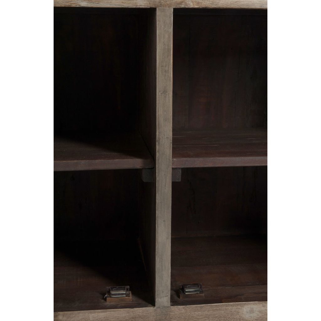Armoire Cuisine Bois Naturel 3 Portes | Hira - Designix Armoire