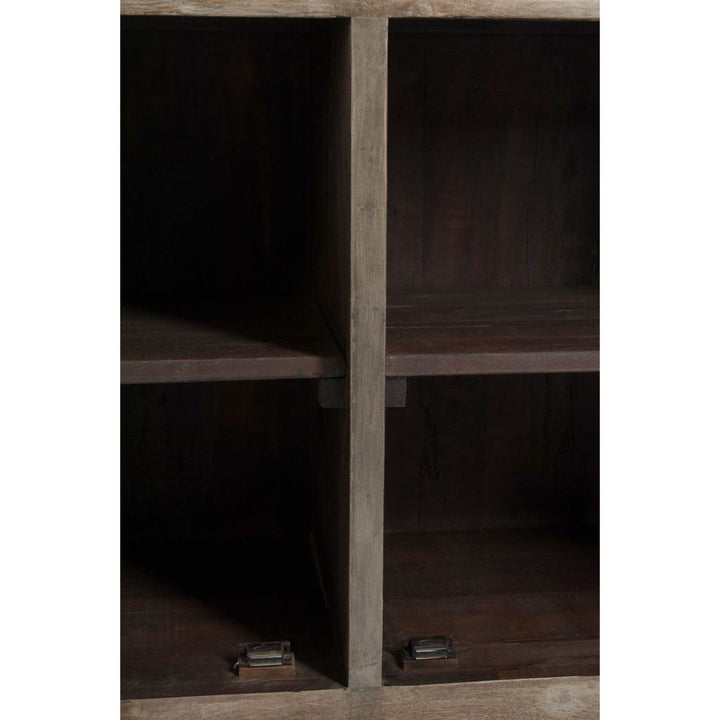 Armoire Cuisine Bois Naturel 3 Portes | Hira - Designix Armoire