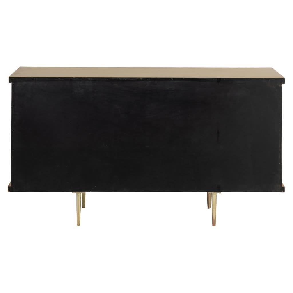Armoire Dorée 4 Portes Chevron | Iole
