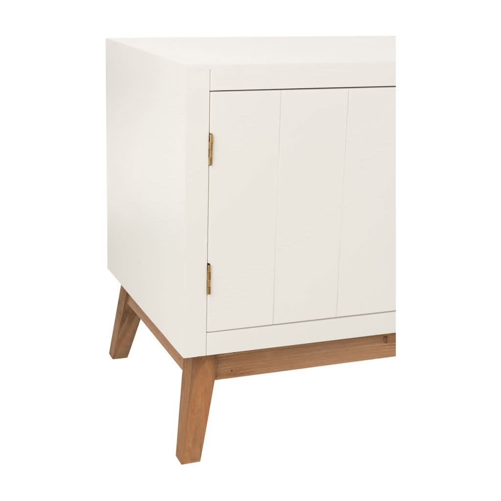 Armoire MDF Blanc Naturel 3 Tiroirs | Vora