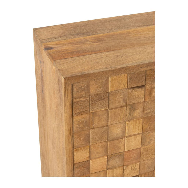 Armoire Métal Bois Mangue Or | Xira - Designix Armoire