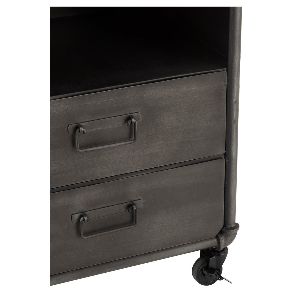 Armoire Métal Gris Design | Yore - Designix Armoire