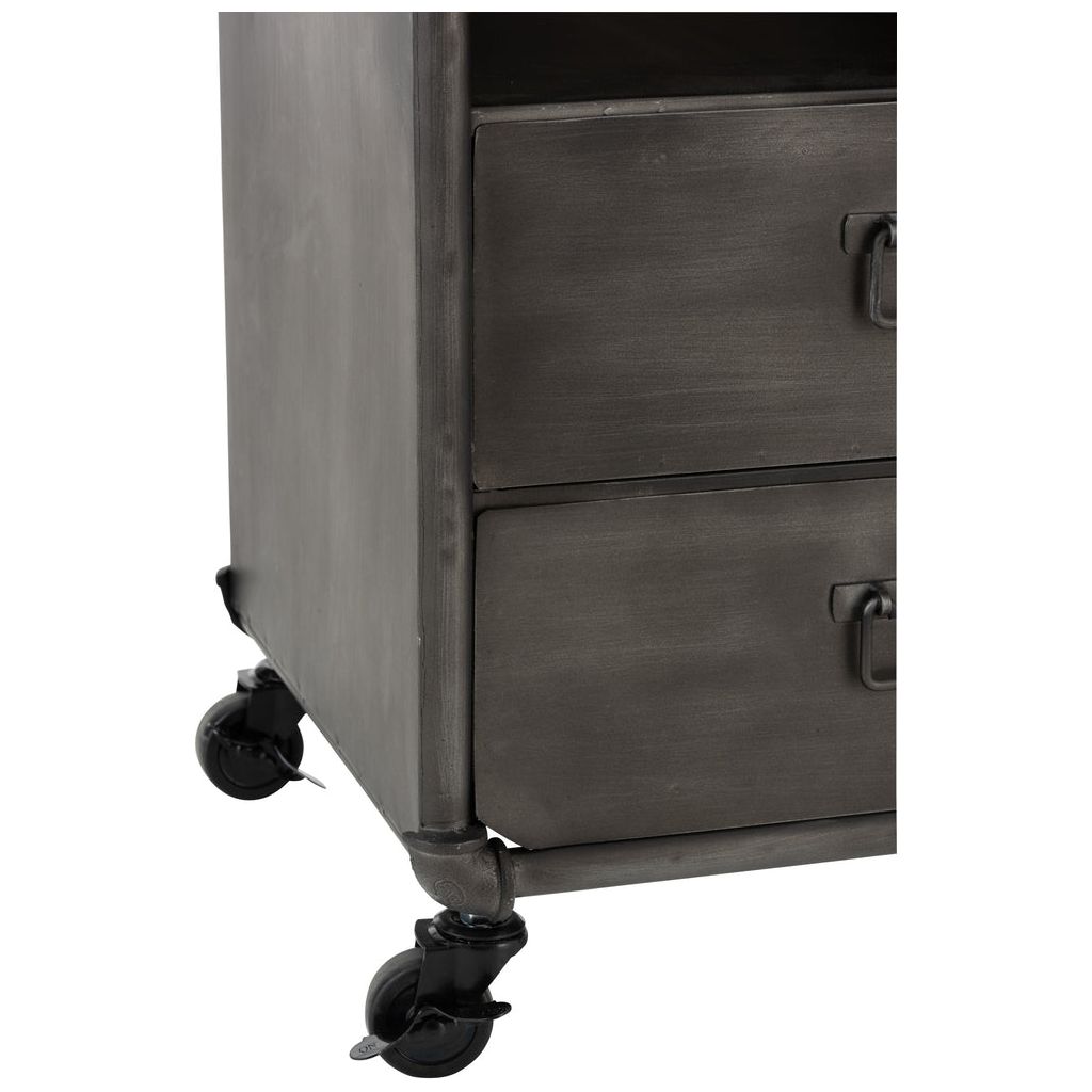 Armoire Métal Gris Design | Yore - Designix Armoire
