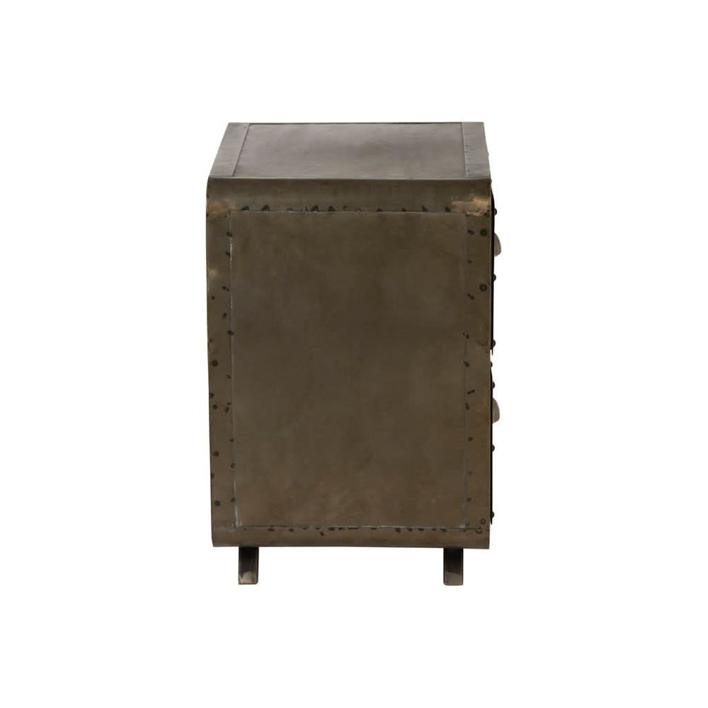 Armoire Métallique Basse 2 Tiroirs | Bylo - Designix Armoire