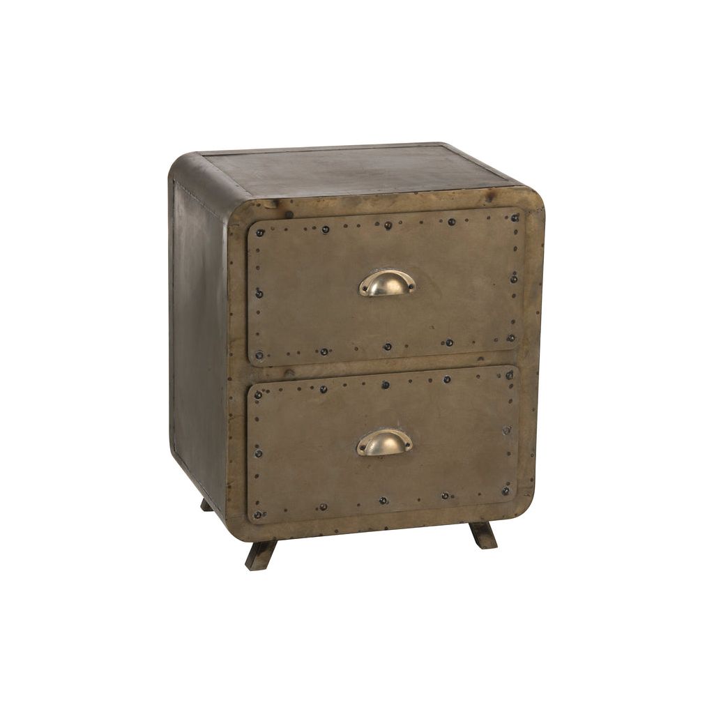 Armoire Métallique Basse 2 Tiroirs | Bylo - Designix Armoire