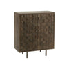 Armoire Métallique Bois Marron/Gris | Ciro
